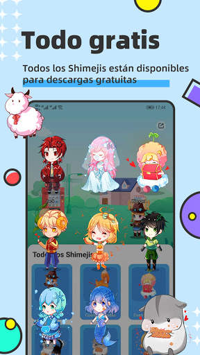Shimeji - mascotas de anime screenshot 4