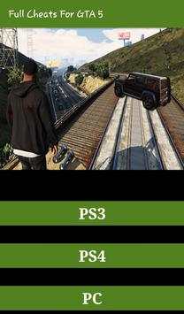 Full Cheats For GTA 5 screenshot 3