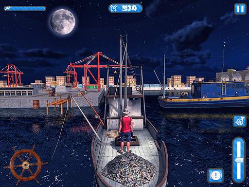 Big Fishing Ship Simulator 3D screenshot 11