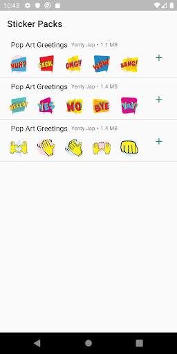 WAStickerApps - Pop Art Greetings for WhatsApp screenshot 1