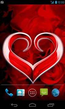 Love Hearts Live Wallpaper screenshot 3
