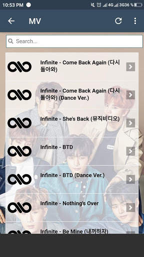 INFINITE Lyrics (Offline) screenshot 5