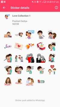 Latest and New Love Stickers For WhatsApp screenshot 6
