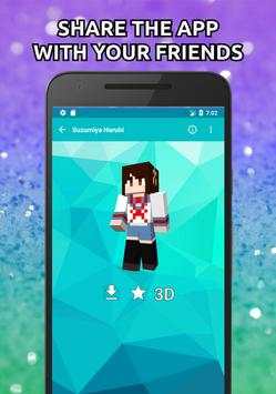 مجموعة أنيمي و Ninja Skins لماين كرافت في 3D 6 تصوير الشاشة