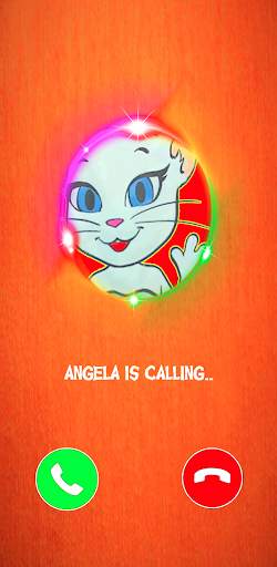 Call Angela's & Chat Simulator! - Funny Call screenshot 1