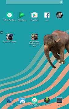 Elephant on Screen Funny Joke स्क्रीनशॉट 6