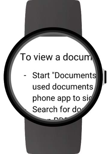 Documents for Wear OS (Android Wear) screenshot 4
