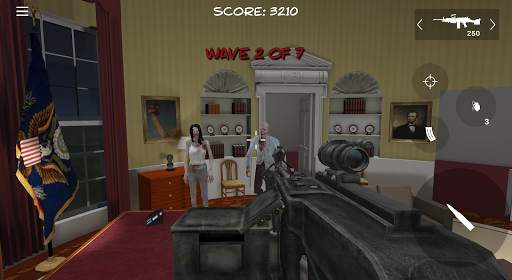 Zombie Attack Whitehouse screenshot 2