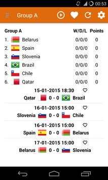 Qatar 2015 Handball Results screenshot 1