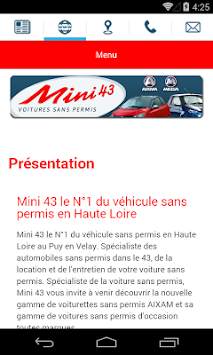 Mini 43 Voiture Sans Permis स्क्रीनशॉट 2