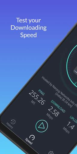 Speed Test : Test Your PING, DOWNLOADING Speed screenshot 2