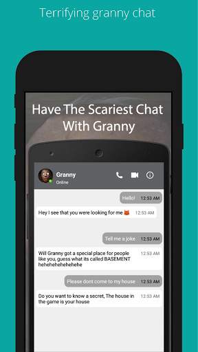 Terrifying Granny's Fake video Call Simulator screenshot 3