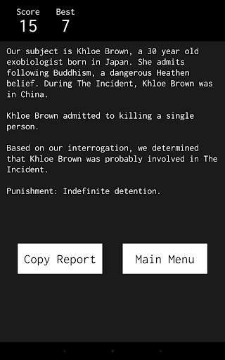 Indefinite: Interrogation Game screenshot 5