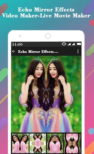 Echo Mirror Effects Video Maker-Live Movie Maker screenshot 5