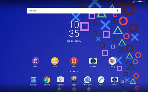 Theme PSpad for XPERIA 5 تصوير الشاشة