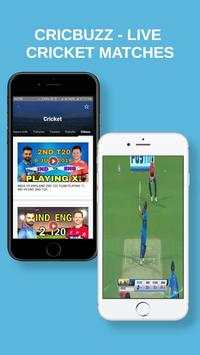 Free Cricbuzz Cricket Live Streaming /Scores/News screenshot 7