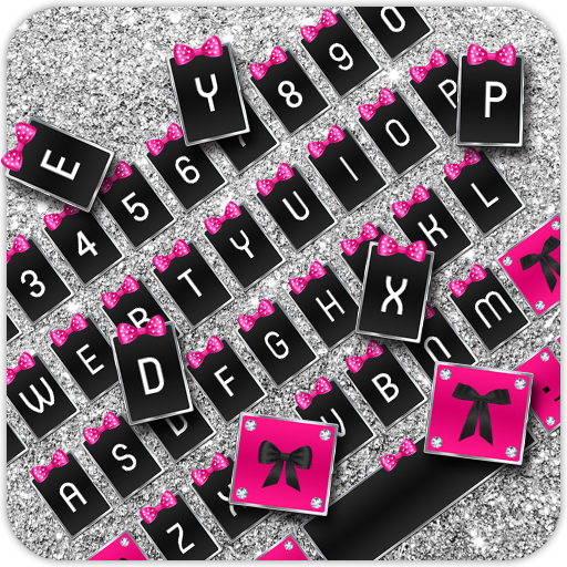 Silver bow - Emoji Keyboard icon