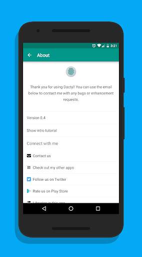 Dactyl Trial - Fingerprint Selfie Camera screenshot 2