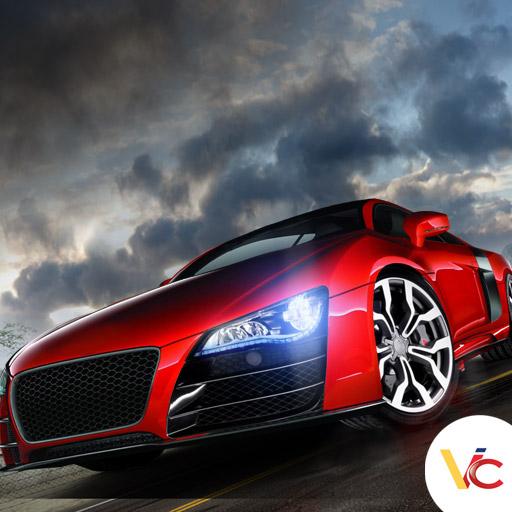3D vitesse de course icon
