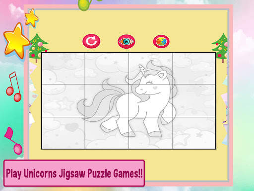 Unicorn Coloring Games Puzzle screenshot 12