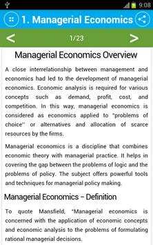 Free Managerial Economics Tutorial screenshot 1