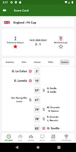 Soccer Livescore screenshot 7