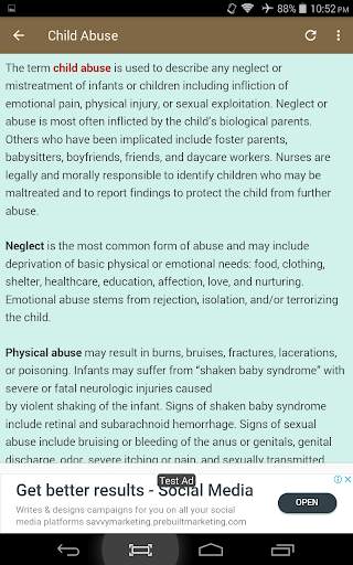 Pediatric Nursing Care Plans screenshot 3