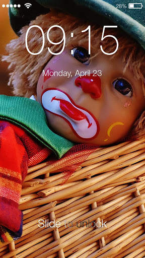 Nice Funny Clown Joker PINLock screenshot 1
