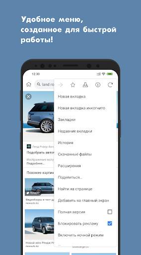 Браузер Optima - с поддержкой AdBlock & Extensions screenshot 4