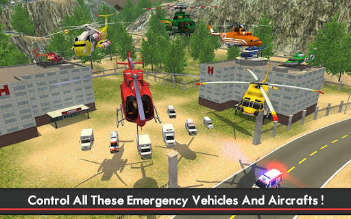 Ambulance & Helicopter SIM 2 screenshot 3