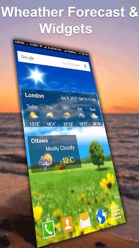 Live Rain wheather:Wheather Forecast Report Widget screenshot 2