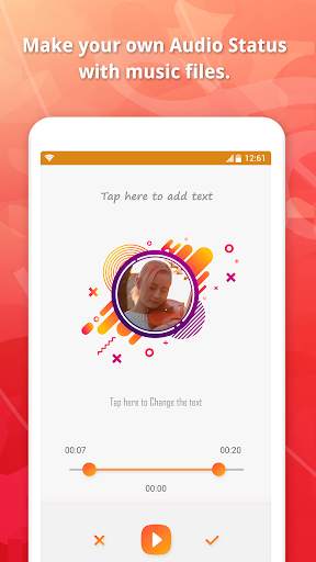 MyPic Status - Magic Audio & Video Status Maker screenshot 1