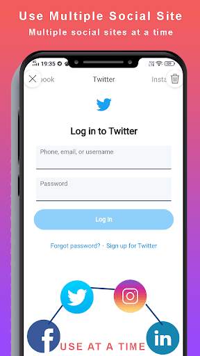 All Social Media & Social Network in One app screenshot 4