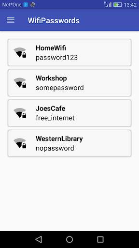 Wifi Passwords (root) screenshot 1