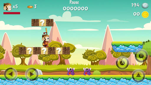 Super Monkey Rush World Runner Mobil Platform Game screenshot 6