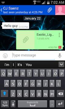 Exotic Light Messenger screenshot 1