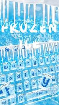 Frozen Crystal Ice Keyboard Theme screenshot 2