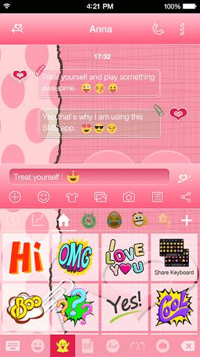 Love Heart Emoji Keyboard screenshot 4