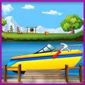 Perbaikan speed boat - bengkel mekanik logo