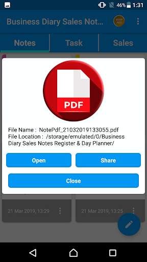 Business Diary Sales Notes Register & Day Planner screenshot 4
