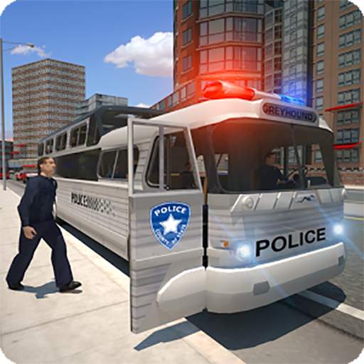Police bus prison transport 3D 1.8