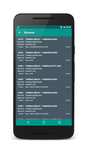 Local Train Time Table screenshot 3