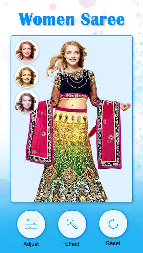 Royal Traditional Suit - Women Saree Photo Frame 4 تصوير الشاشة
