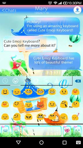 Magic Castle Emoji Keyboard screenshot 2