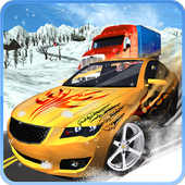 Winter Traffic Snow Driving icon