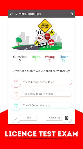 Driving Licence:RTO exam screenshot 4