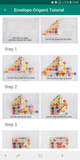 Paper Origami Envelope Step by Step скриншот 7