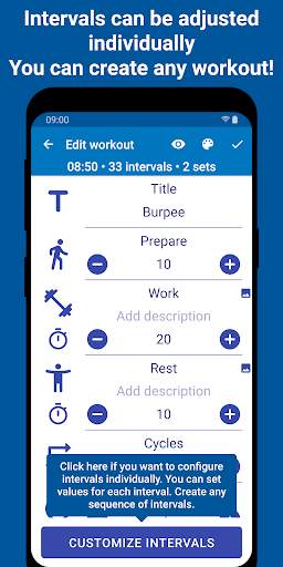 Tabata Timer: Interval Timer Workout Timer HIIT screenshot 6
