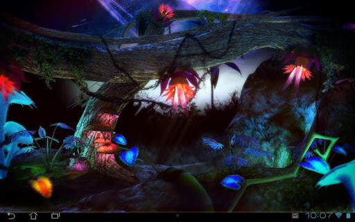 Alien Jungle 3D Live Wallpaper 2 تصوير الشاشة