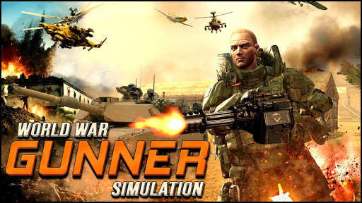 World War Gunner Simulation: WW2 Gun Games 2020 screenshot 1
